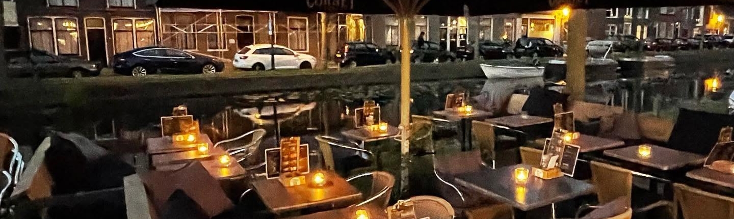 Terras avond